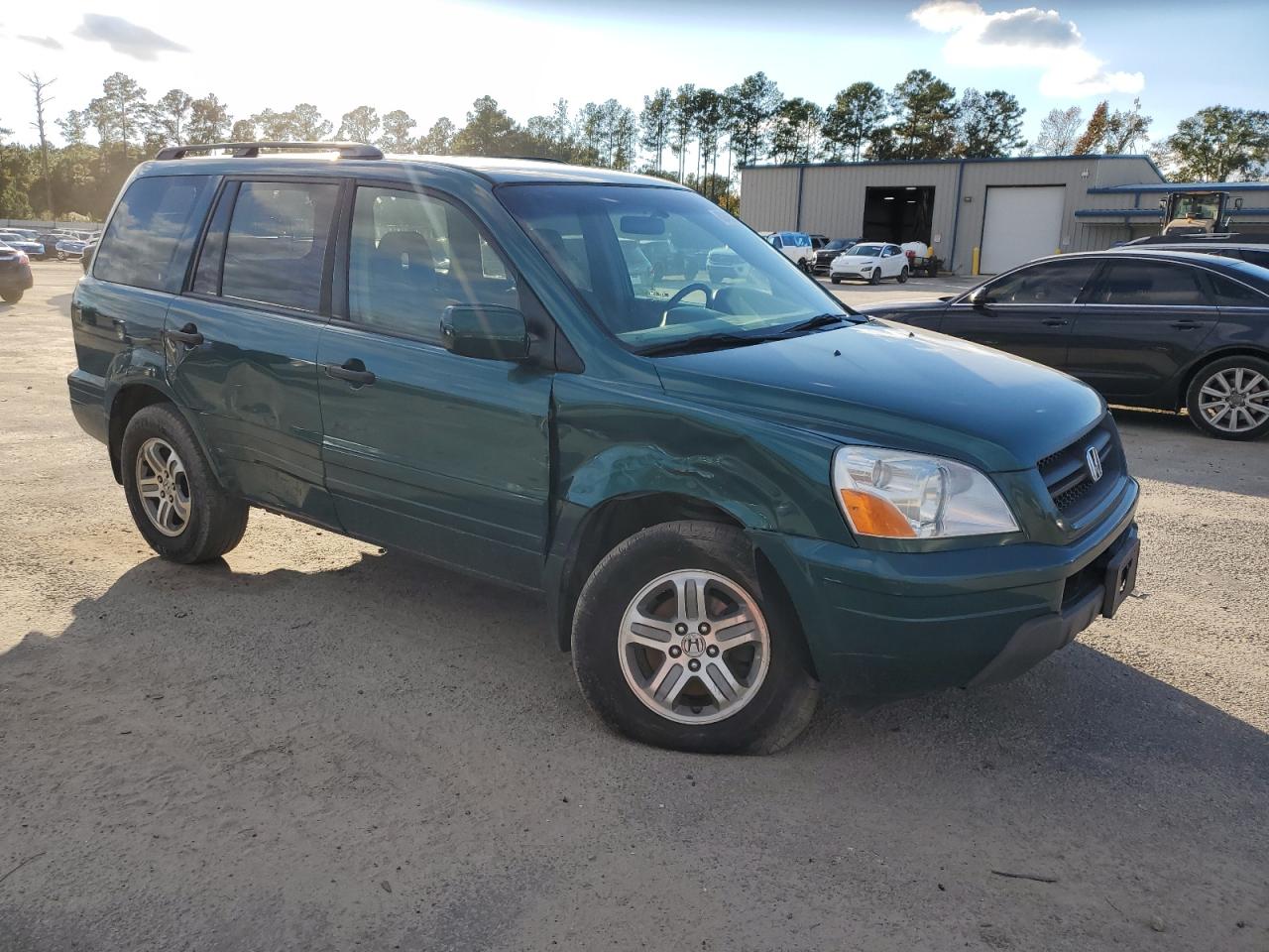 2003 Honda Pilot Exl Green vin: 2HKYF18533H552168