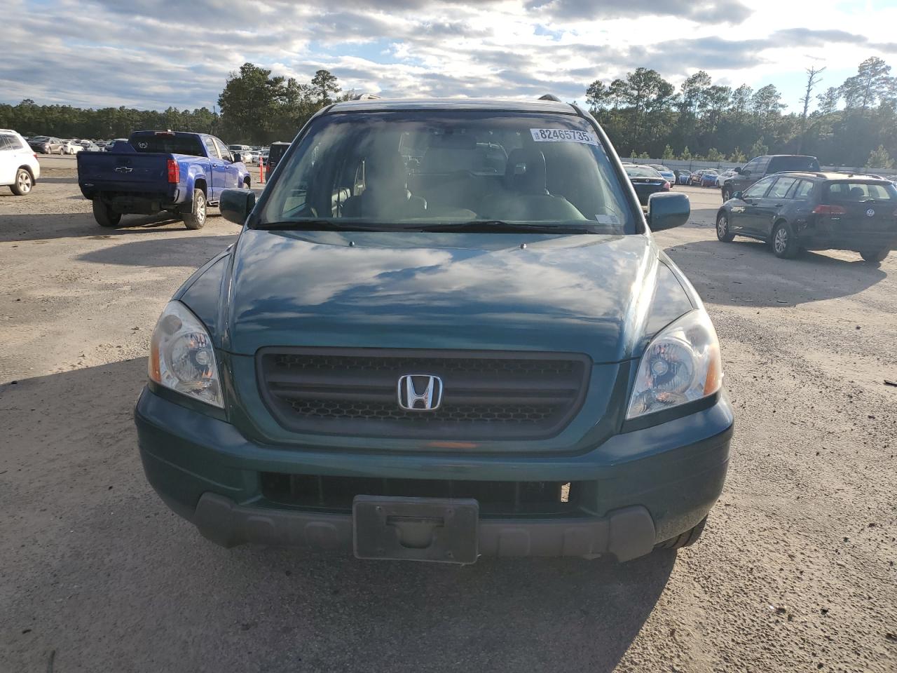 2003 Honda Pilot Exl Green vin: 2HKYF18533H552168