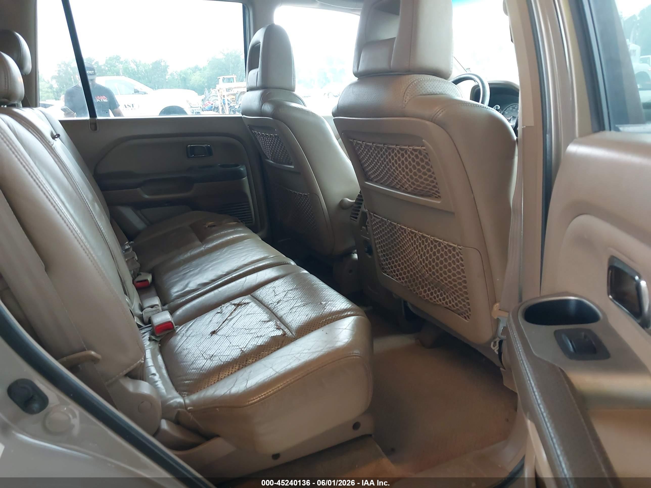 2003 Honda Pilot Ex-l Beige vin: 2HKYF18533H57143 