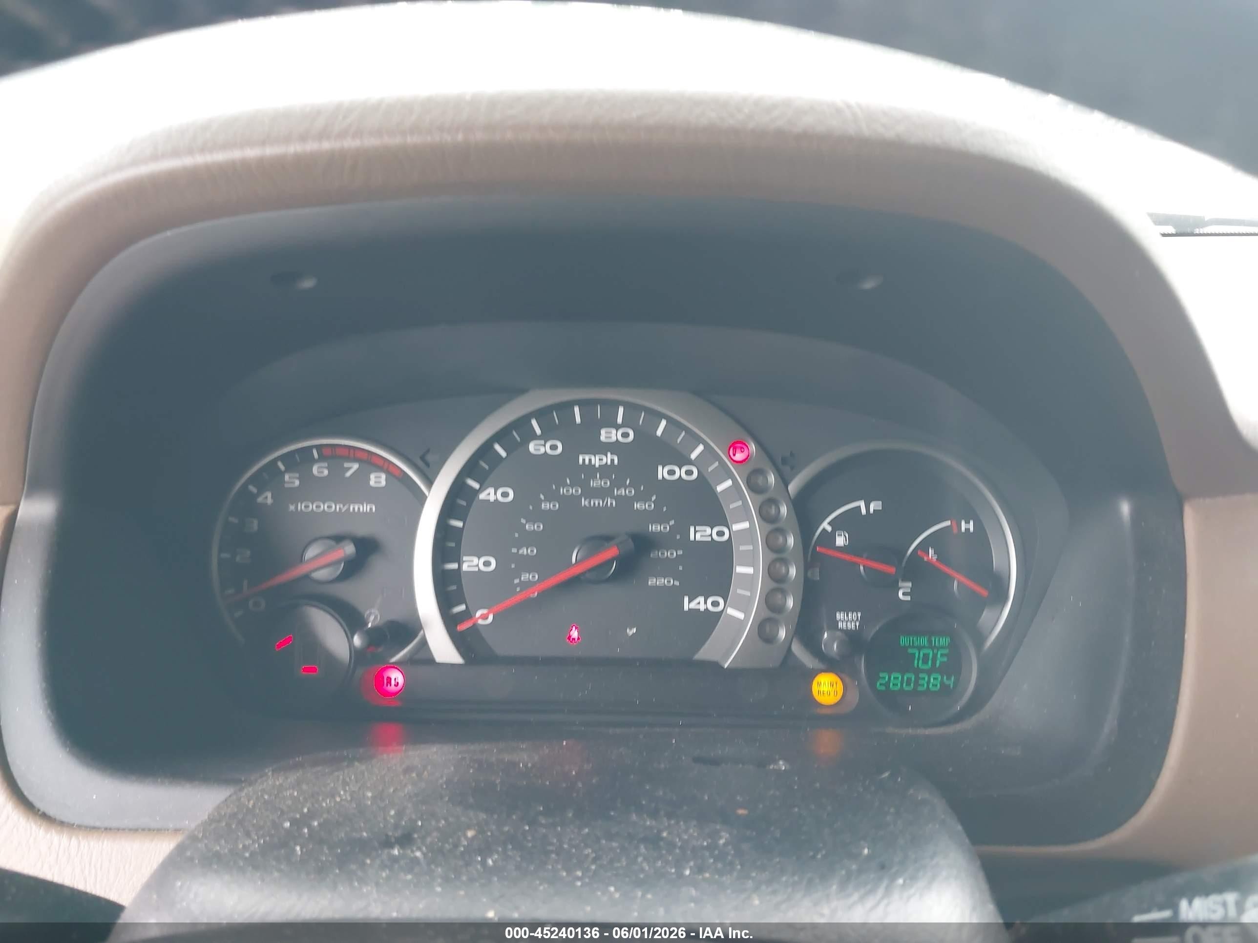 2003 Honda Pilot Ex-l Beige vin: 2HKYF18533H57143 