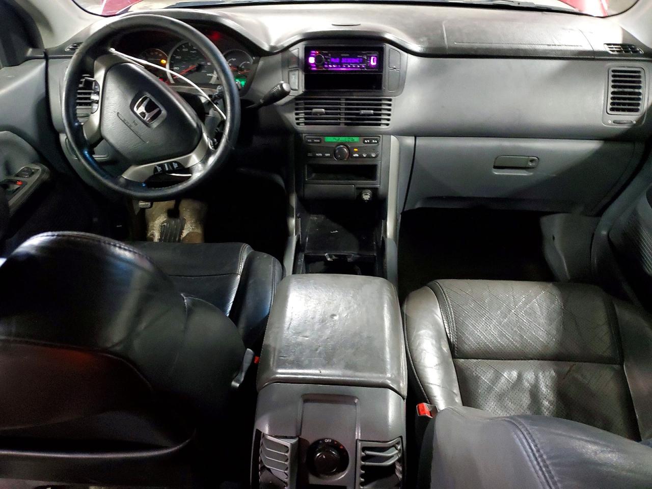 2003 Honda Pilot Exl Темно-бордовый vin: 2HKYF18533H608948
