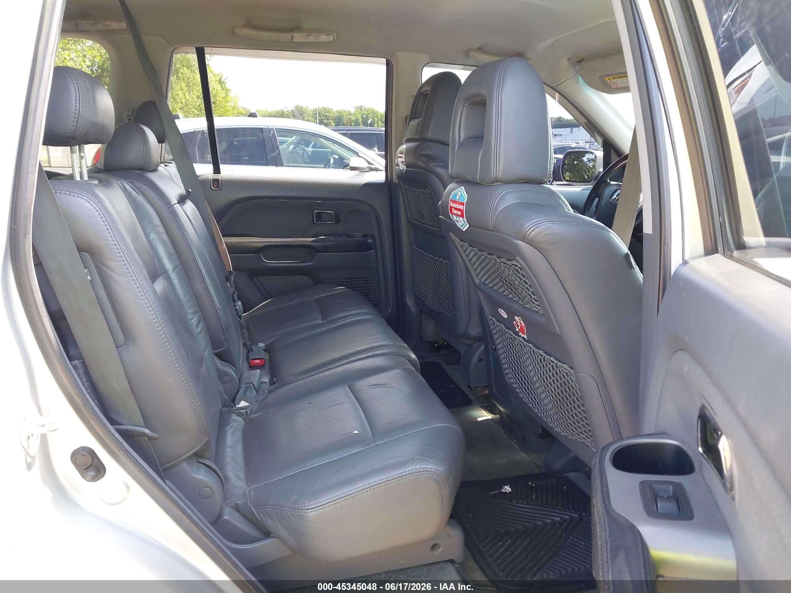 2004 Honda Pilot Ex-l Silver vin: 2HKYF18534H504381