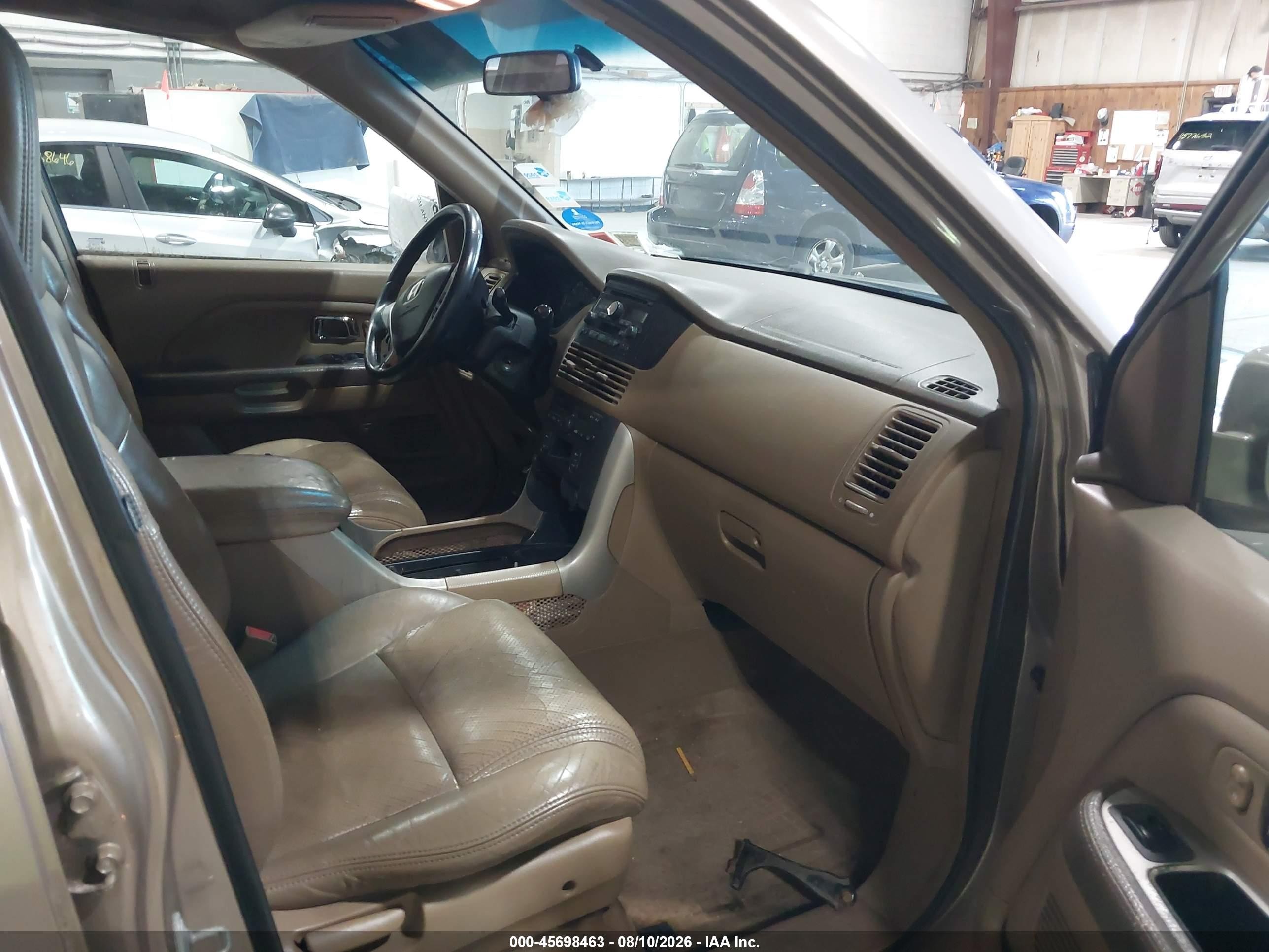 2004 Honda Pilot Ex-l Gold vin: 2HKYF18534H614637
