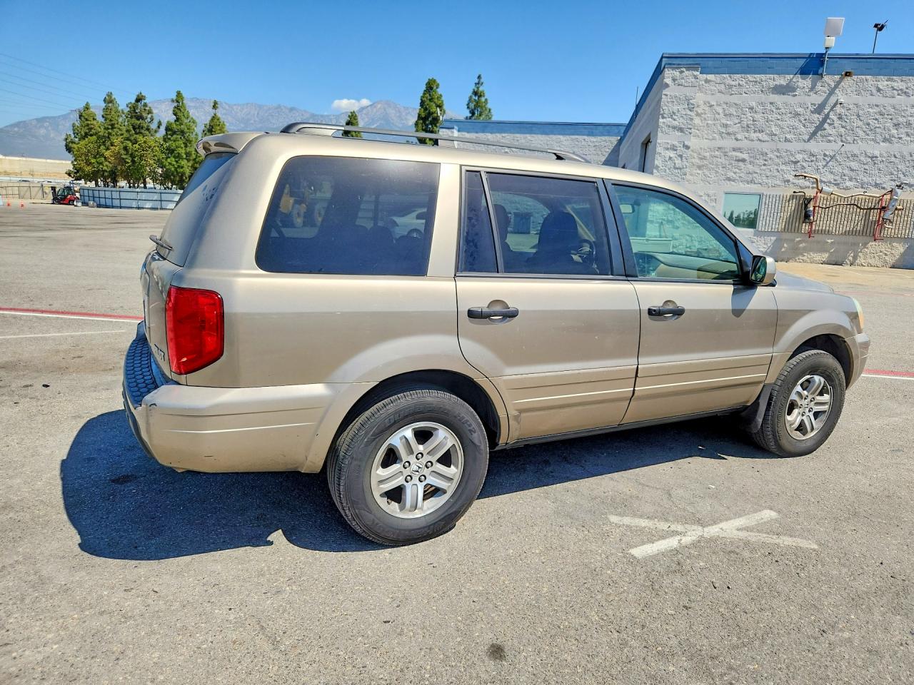 2005 Honda Pilot Exl Tan vin: 2HKYF18535H511395