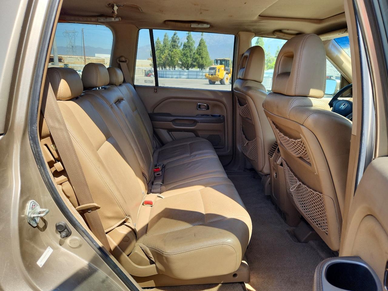 2005 Honda Pilot Exl Tan vin: 2HKYF18535H511395