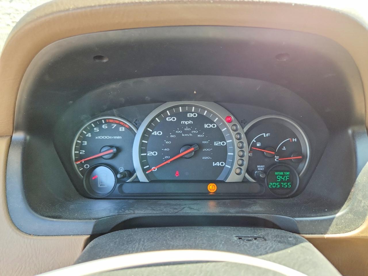 2005 Honda Pilot Exl Tan vin: 2HKYF18535H511395