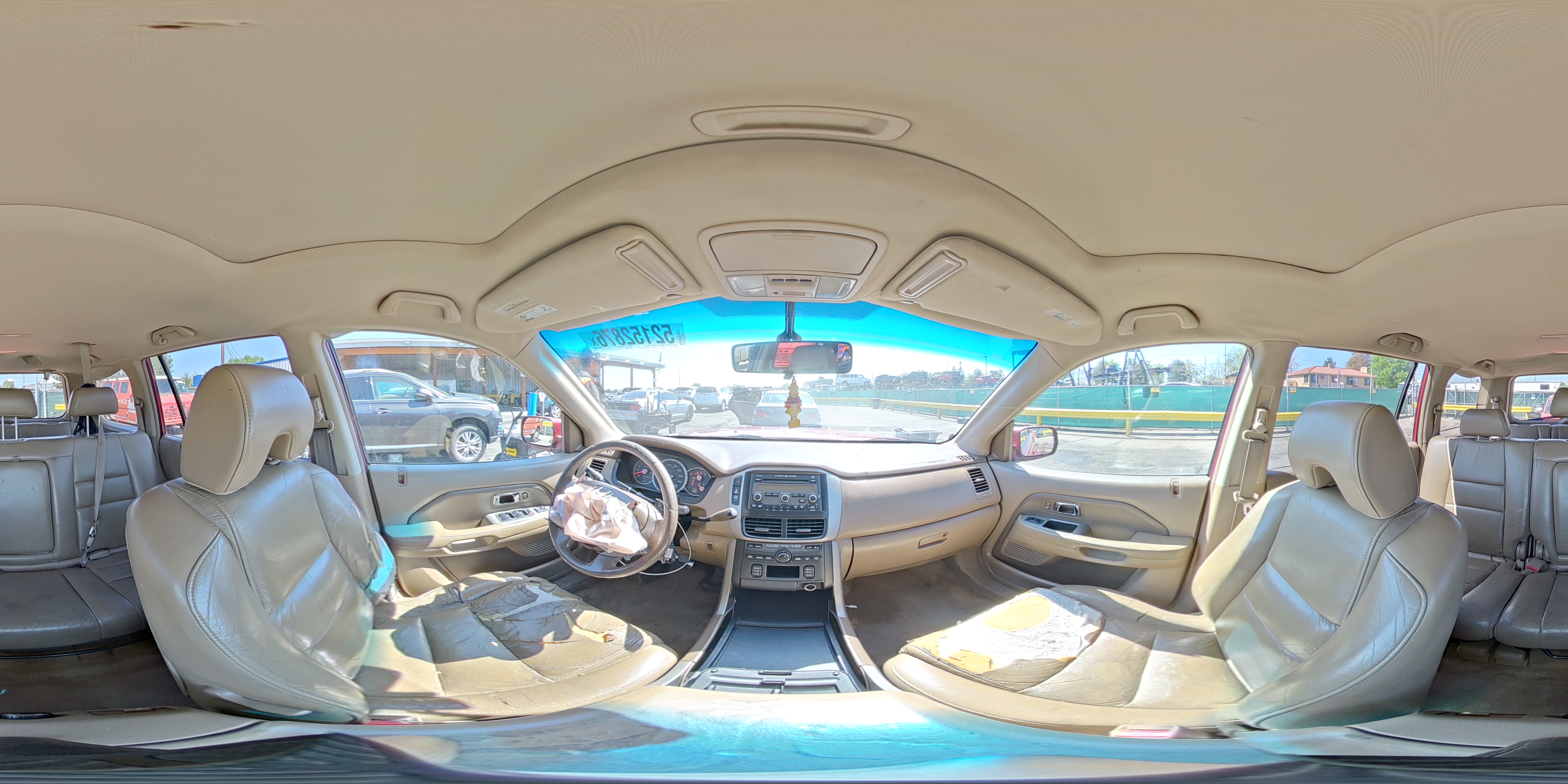2006 Honda Pilot Ex Maroon vin: 2HKYF18536H502858