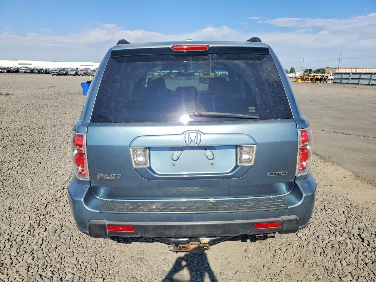 2006 Honda Pilot Ex Синий vin: 2HKYF18536H547640