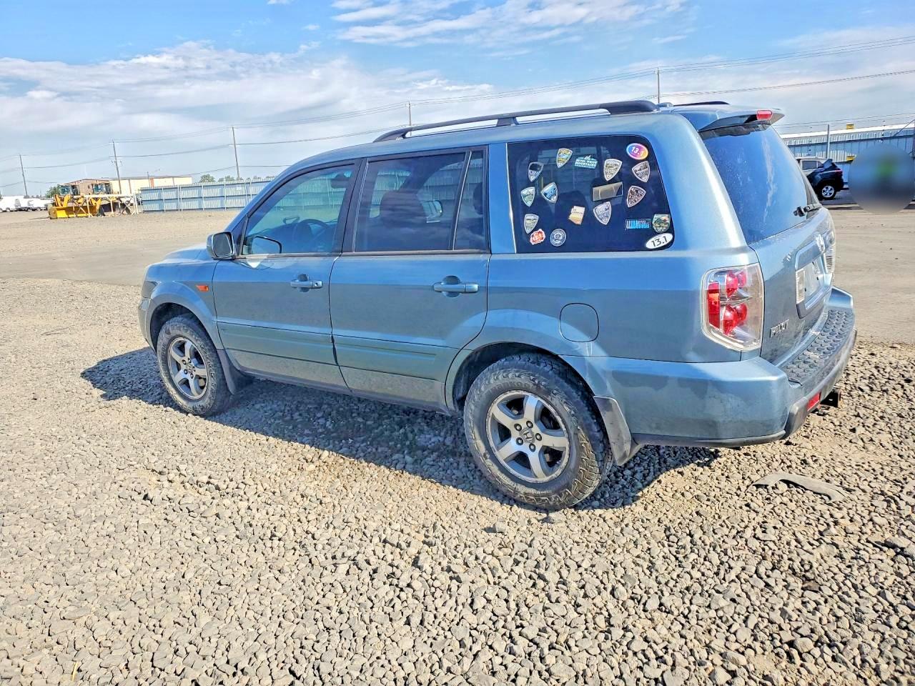 2006 Honda Pilot Ex Синий vin: 2HKYF18536H547640