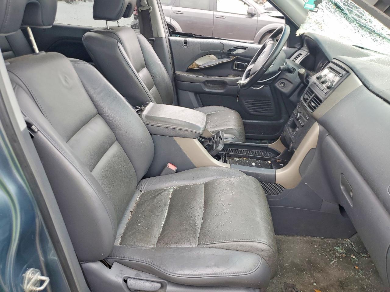 2007 Honda Pilot Exl Синий vin: 2HKYF18537H505695