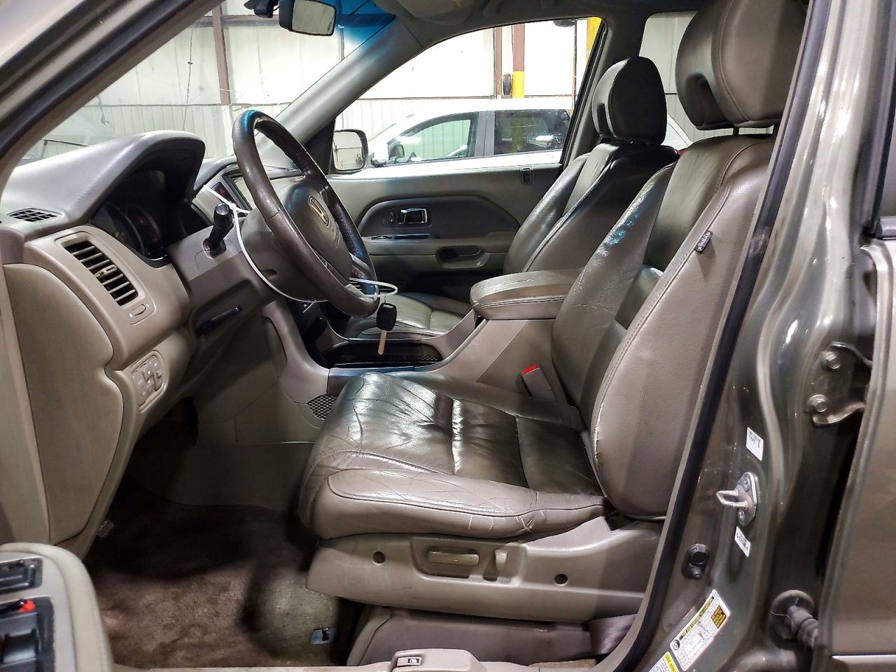2007 Honda Pilot Exl Gray vin: 2HKYF18537H518690