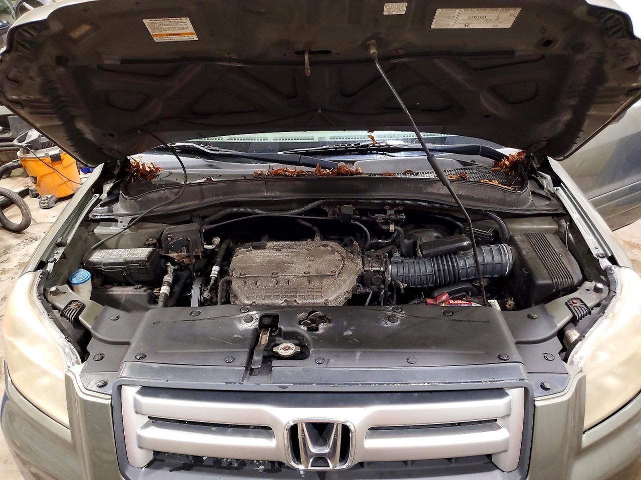 2007 Honda Pilot Exl Gray vin: 2HKYF18537H518690