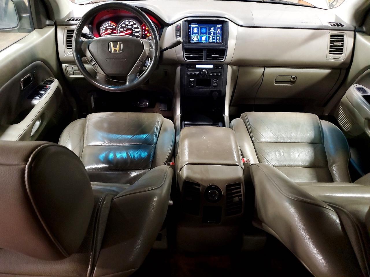 2007 Honda Pilot Exl Gray vin: 2HKYF18537H518690