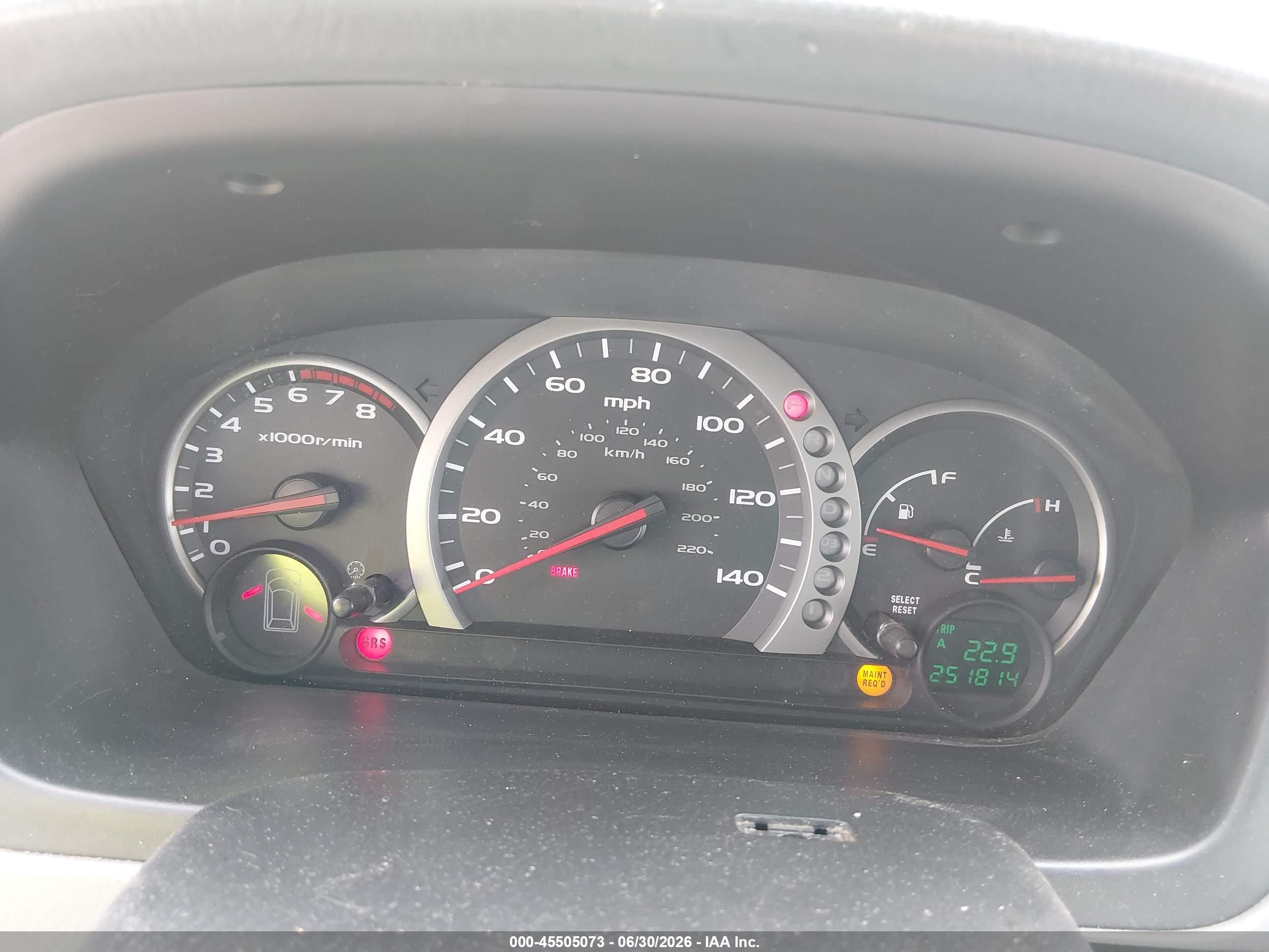 2003 Honda Pilot Ex-l Серый vin: 2HKYF18543H572672
