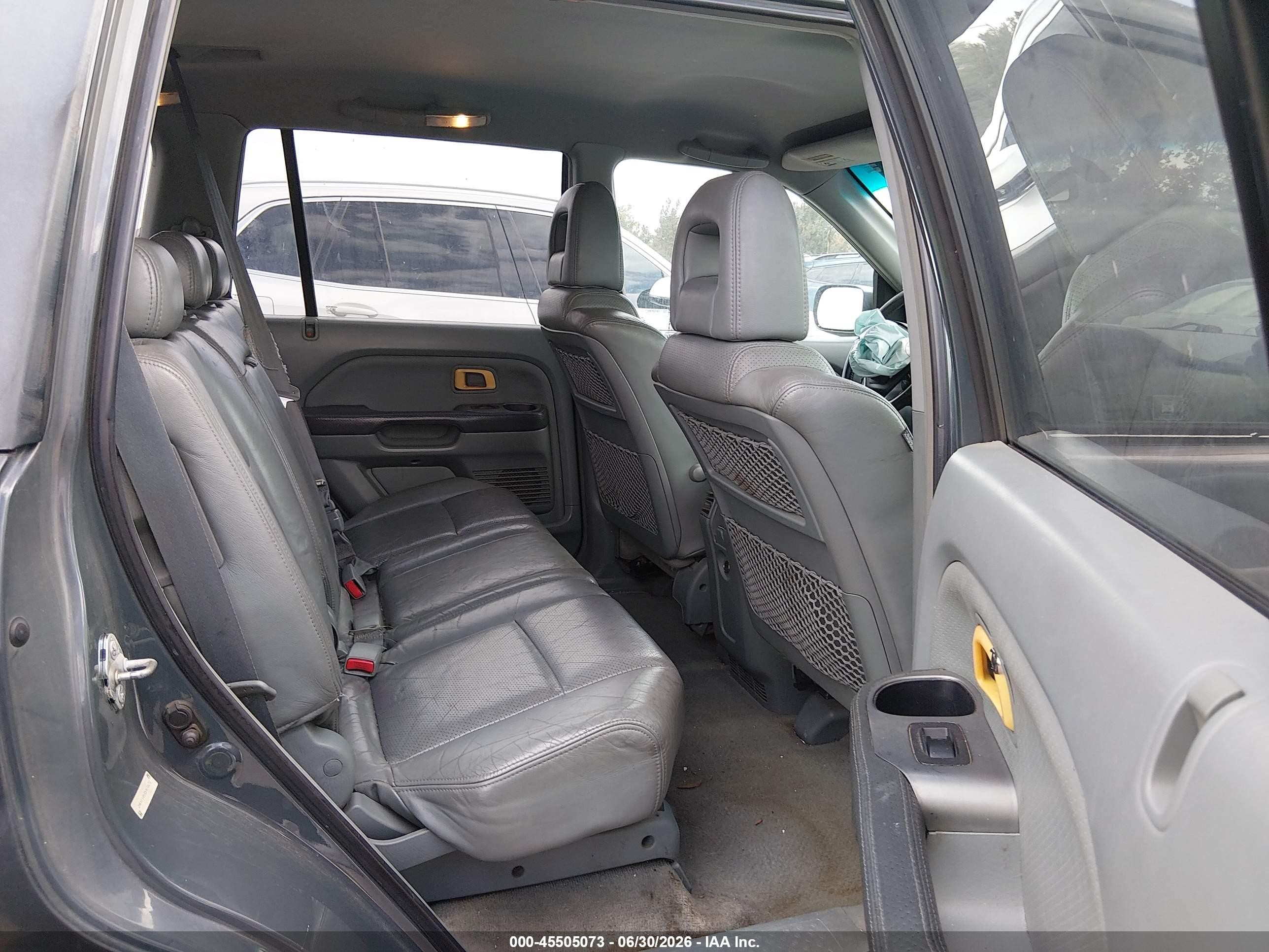 2003 Honda Pilot Ex-l Серый vin: 2HKYF18543H572672