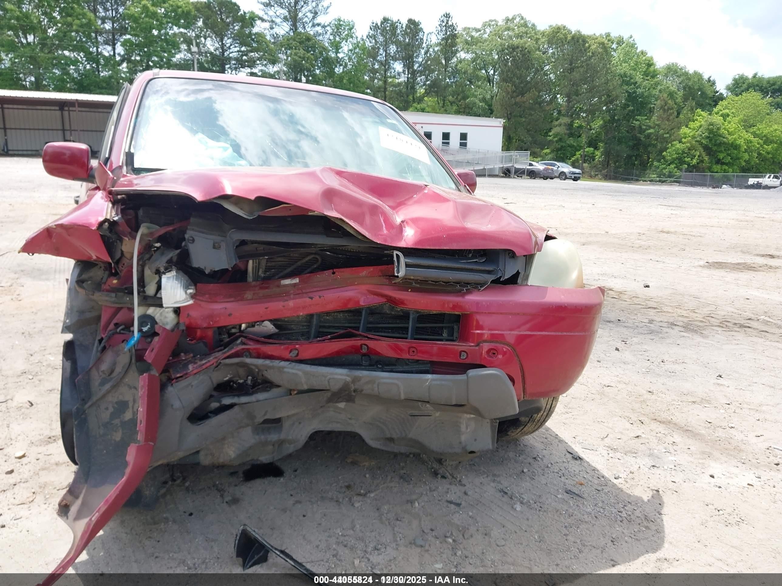 2003 Honda Pilot Ex-l Red vin: 2HKYF18543H593649
