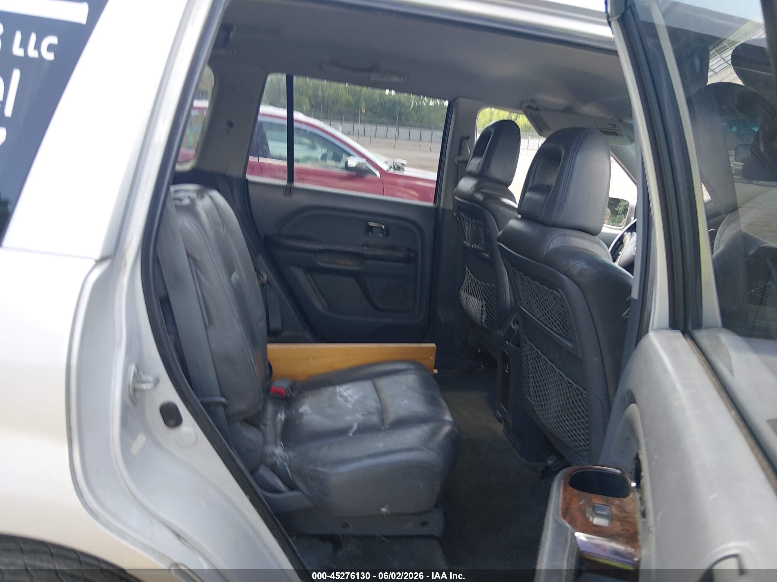 2003 Honda Pilot Ex-l Silver vin: 2HKYF18543H605573