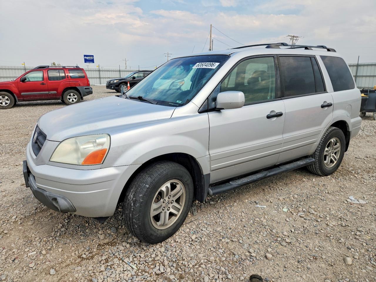 2003 Honda Pilot Exl Серебряный vin: 2HKYF18543H612295