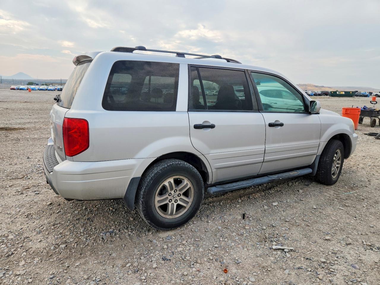 2003 Honda Pilot Exl Серебряный vin: 2HKYF18543H612295