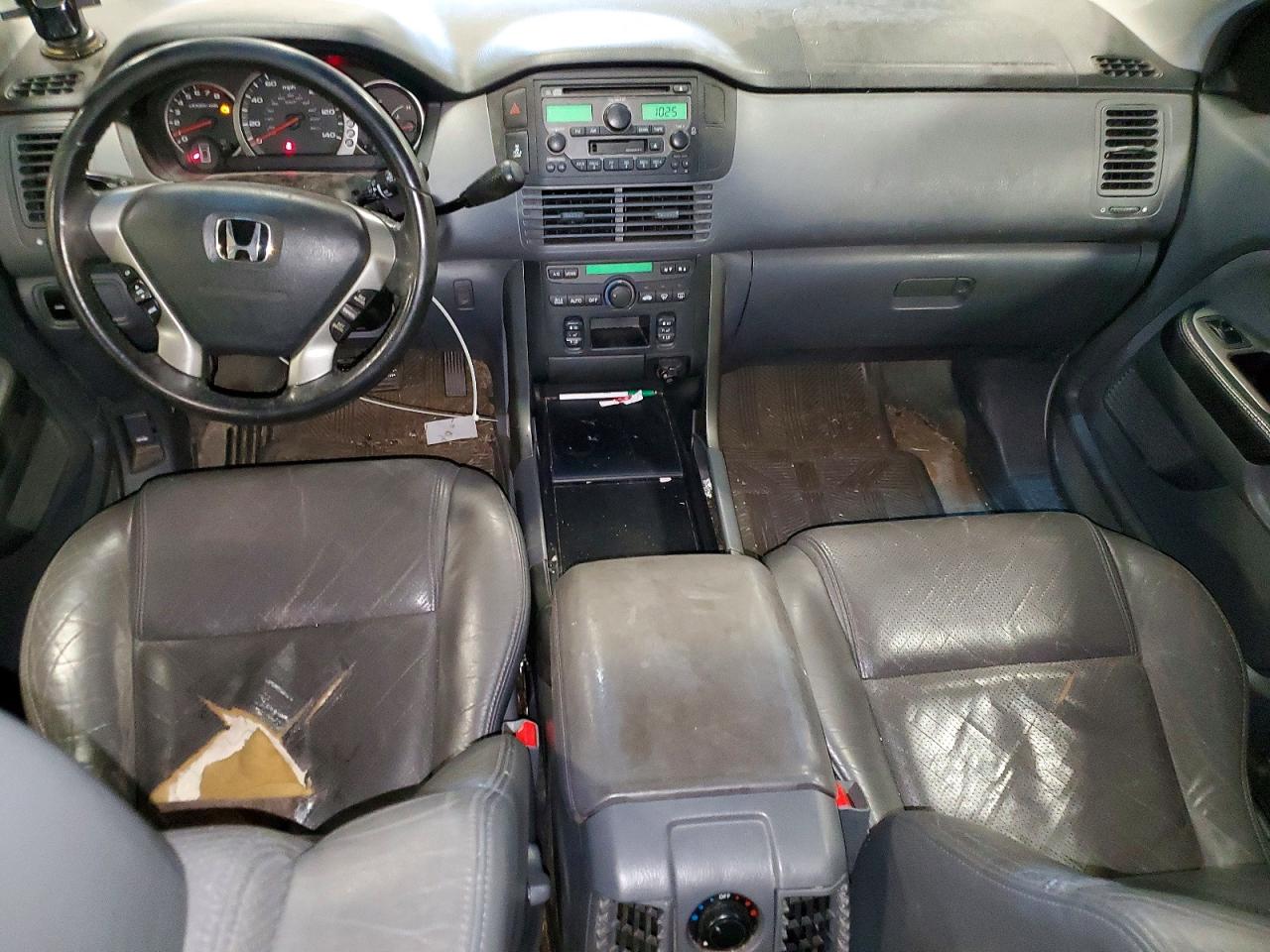2004 Honda Pilot Exl Silver vin: 2HKYF18544H506883