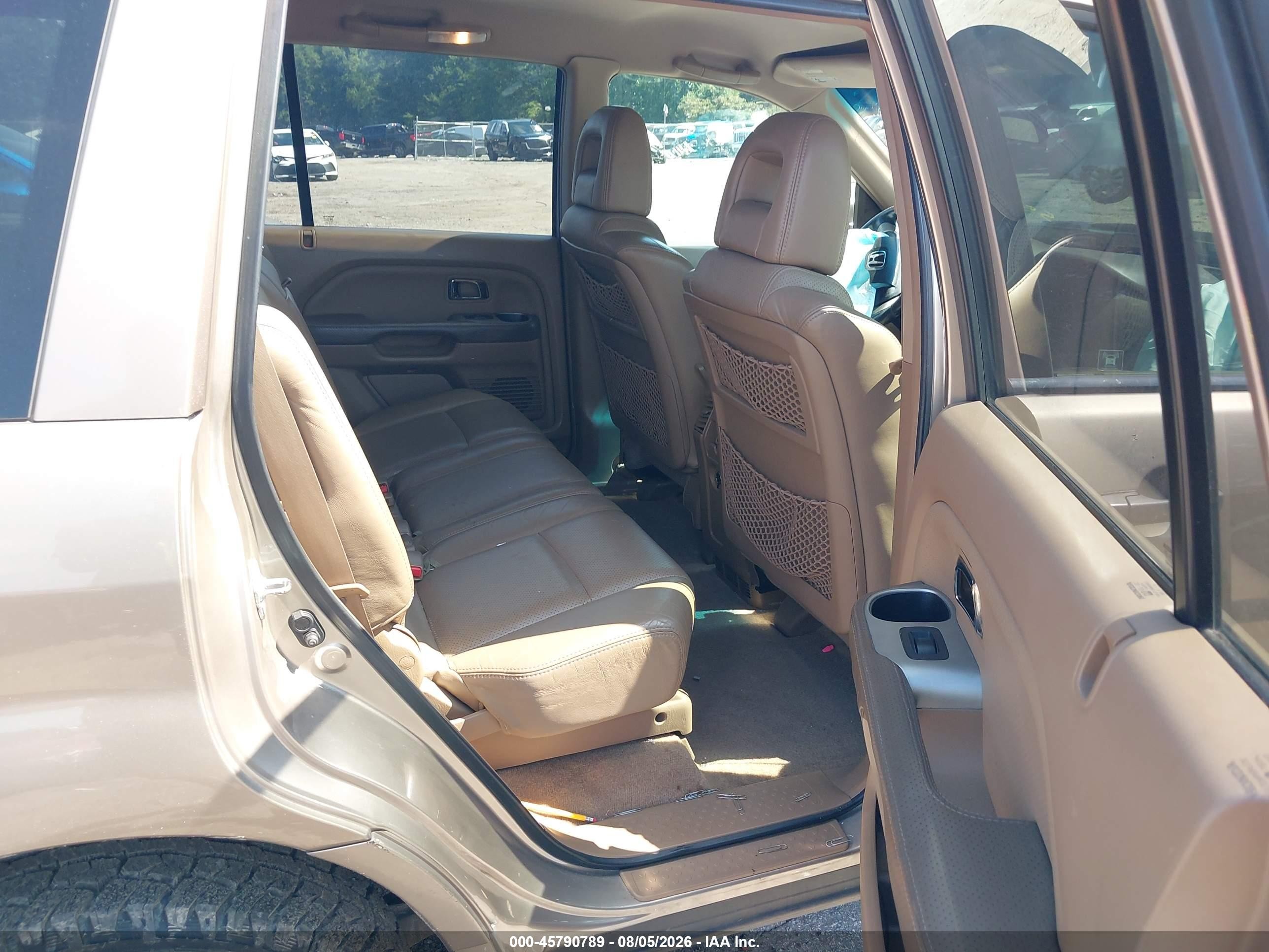 2004 Honda Pilot Ex-l Желто-коричневый vin: 2HKYF18544H559017