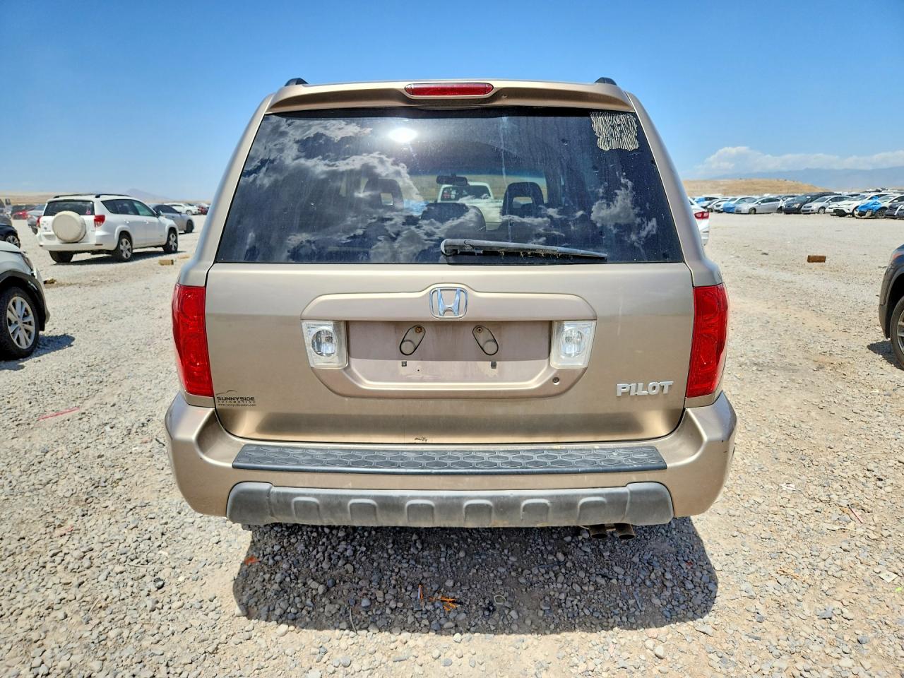 2004 Honda Pilot Exl Желто-коричневый vin: 2HKYF18544H569837