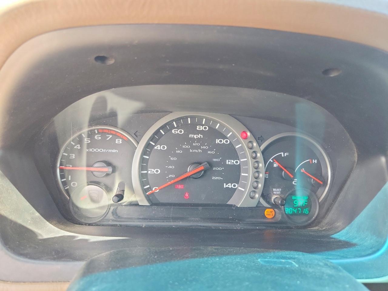 2004 Honda Pilot Exl Желто-коричневый vin: 2HKYF18544H569837