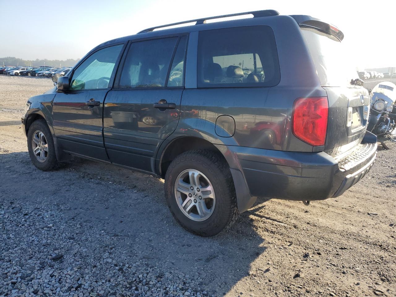 2004 Honda Pilot Exl Gray vin: 2HKYF18544H603016