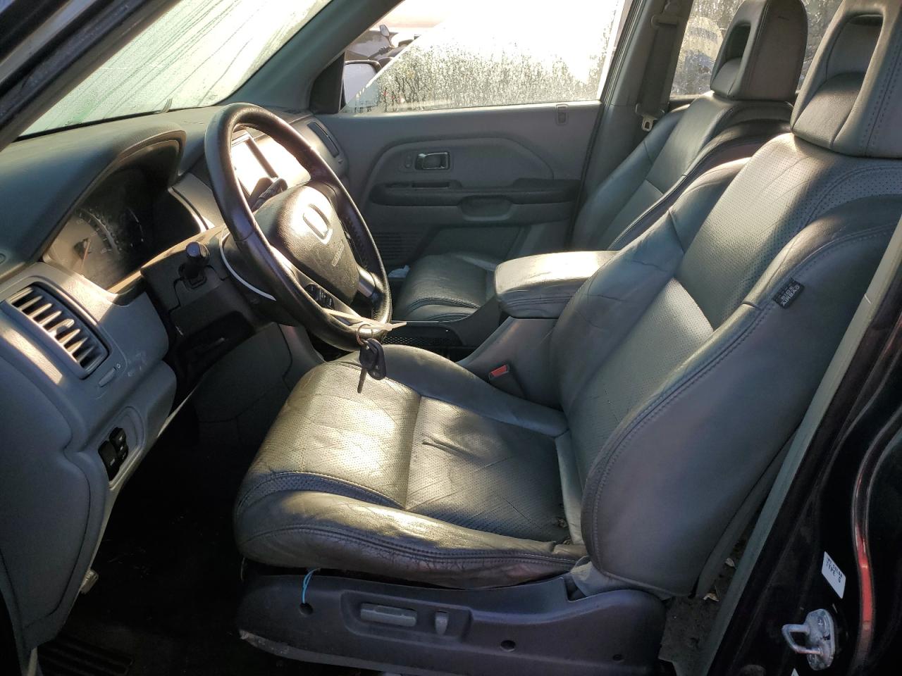 2004 Honda Pilot Exl Gray vin: 2HKYF18544H603016