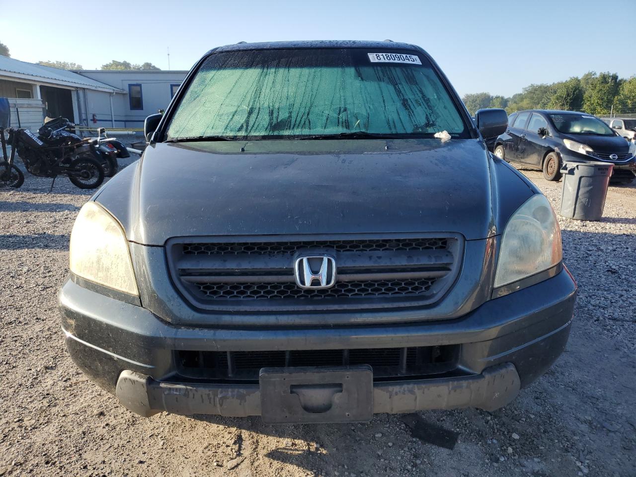 2004 Honda Pilot Exl Gray vin: 2HKYF18544H603016