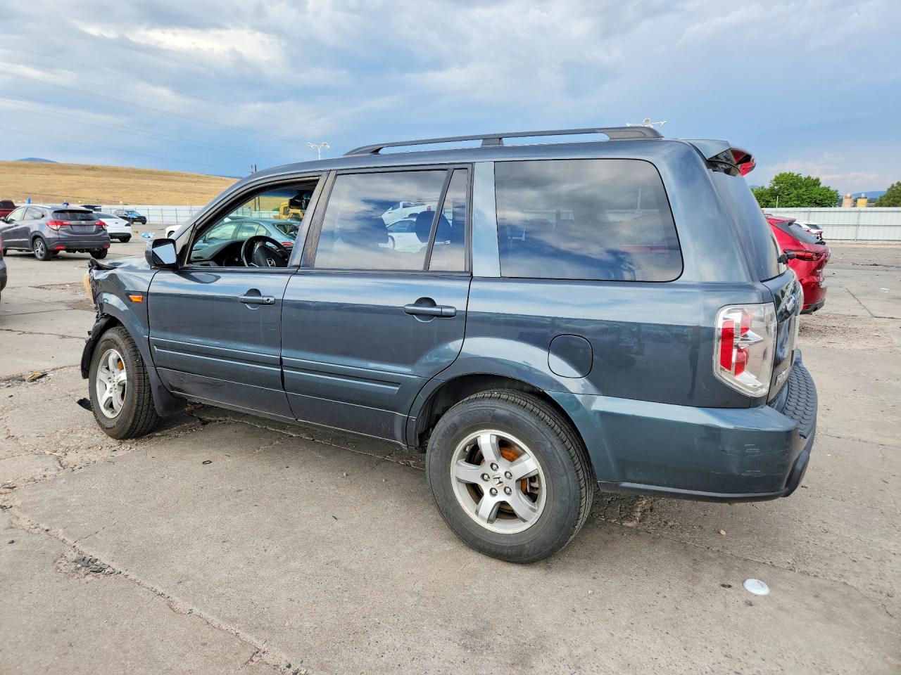 2006 Honda Pilot Ex Серый vin: 2HKYF18546H511195