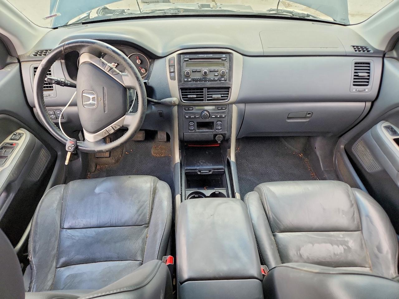 2006 Honda Pilot Ex Серый vin: 2HKYF18546H511195