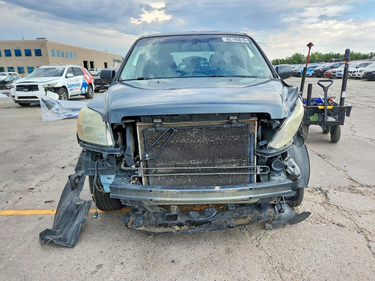2006 Honda Pilot Ex Серый vin: 2HKYF18546H511195