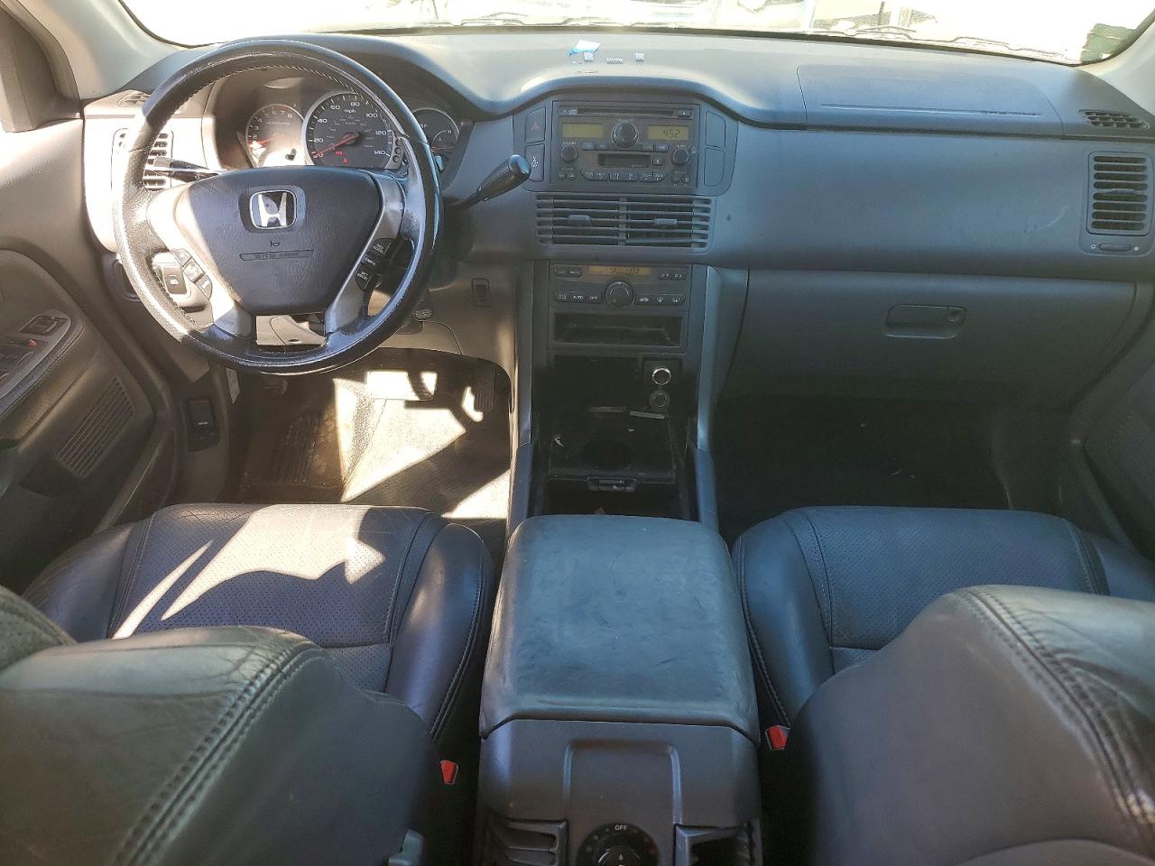 2003 Honda Pilot Exl Silver vin: 2HKYF18553H571983