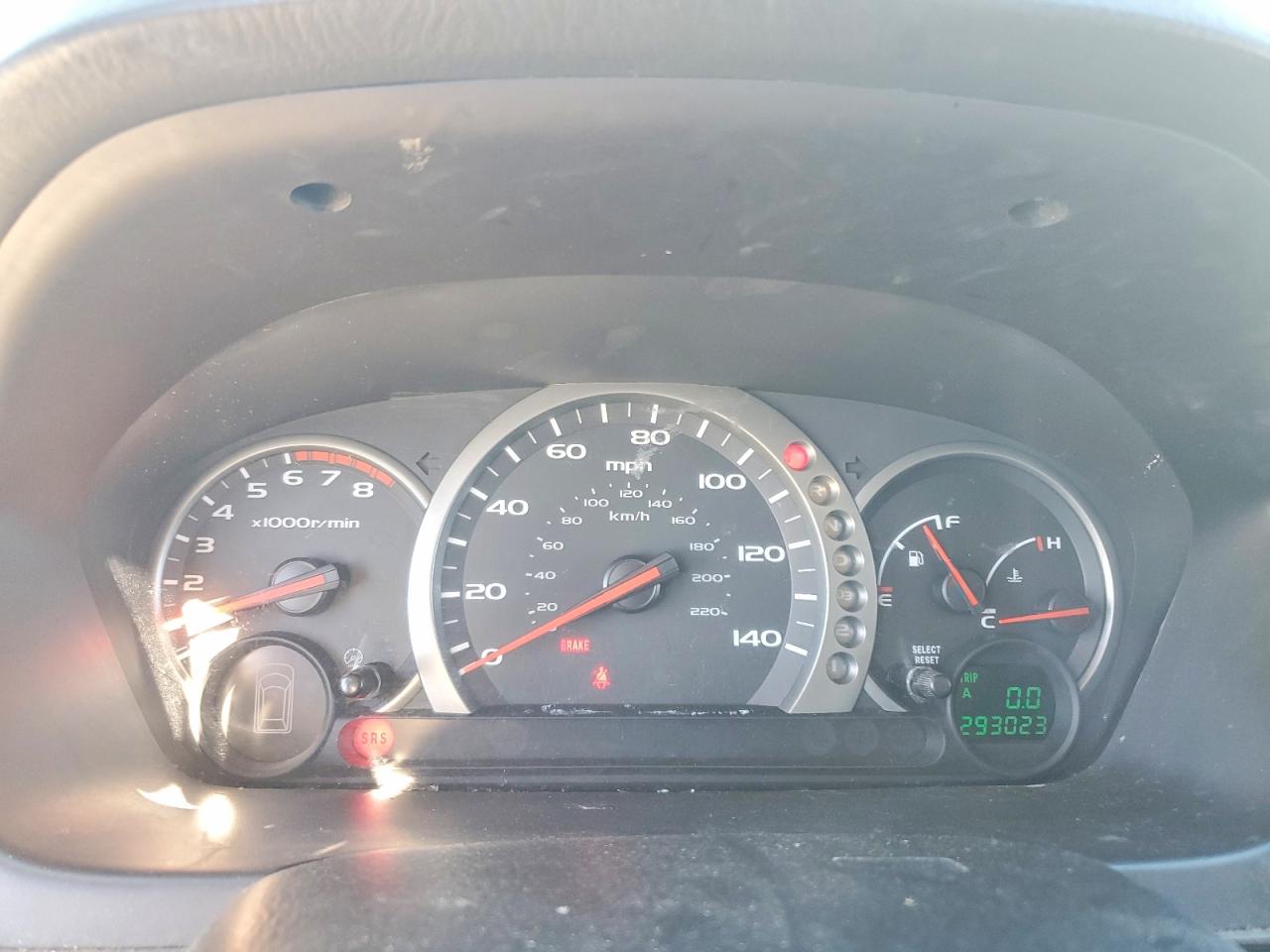 2003 Honda Pilot Exl Silver vin: 2HKYF18553H571983