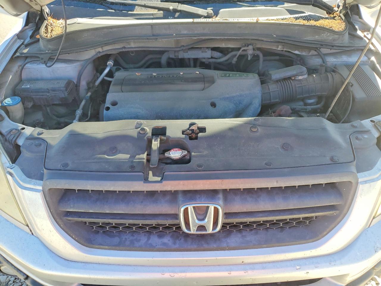 2003 Honda Pilot Exl Silver vin: 2HKYF18553H571983