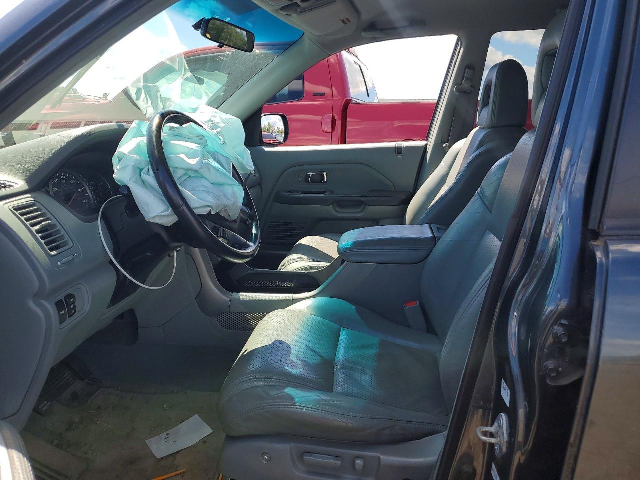 2004 Honda Pilot Exl Green vin: 2HKYF18554H510814
