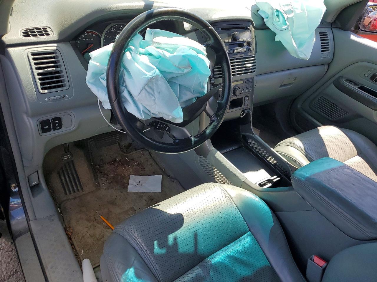 2004 Honda Pilot Exl Green vin: 2HKYF18554H510814