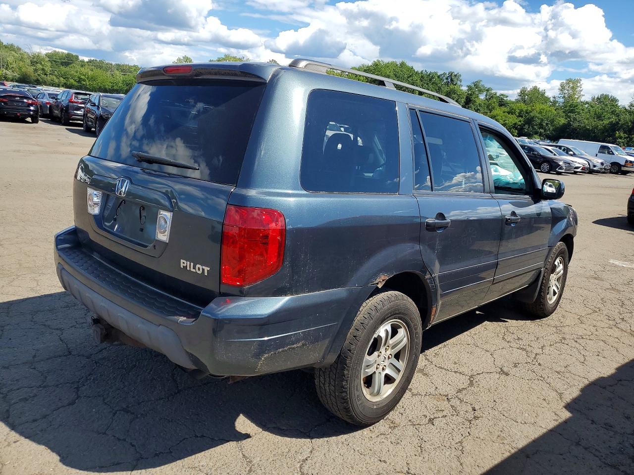 2004 Honda Pilot Exl Green vin: 2HKYF18554H510814