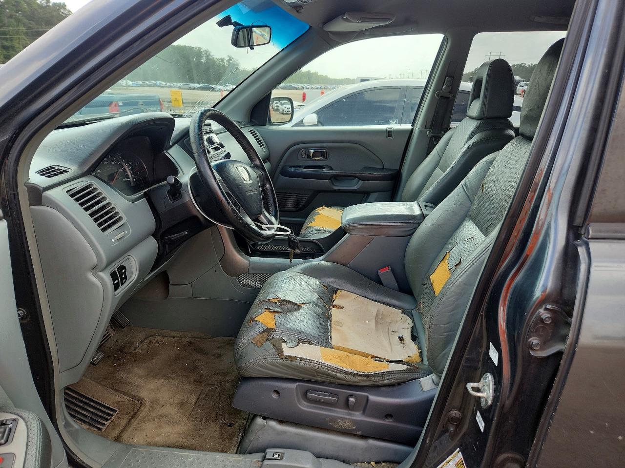 2004 Honda Pilot Exl Gray vin: 2HKYF18554H523448
