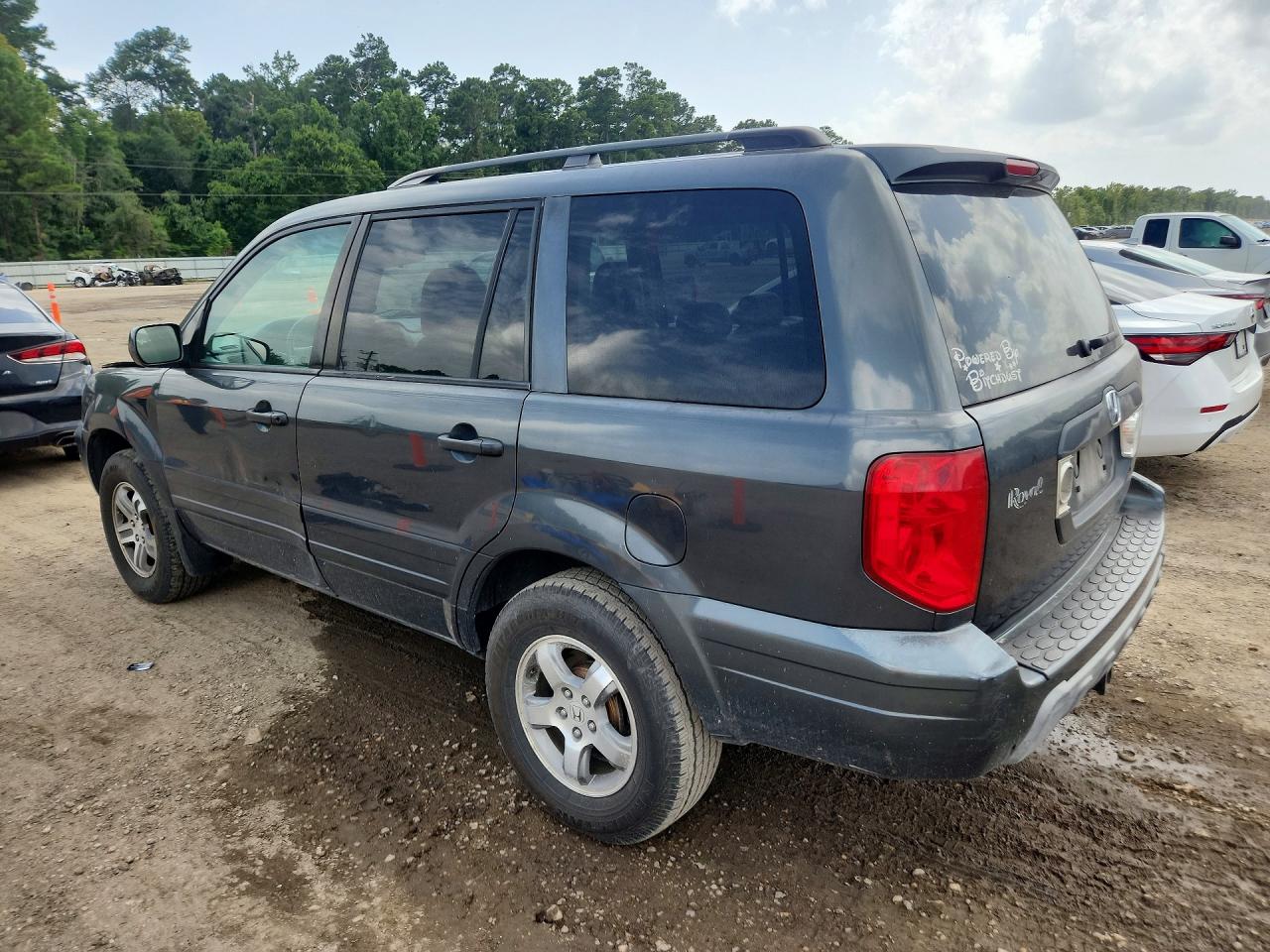 2004 Honda Pilot Exl Gray vin: 2HKYF18554H523448