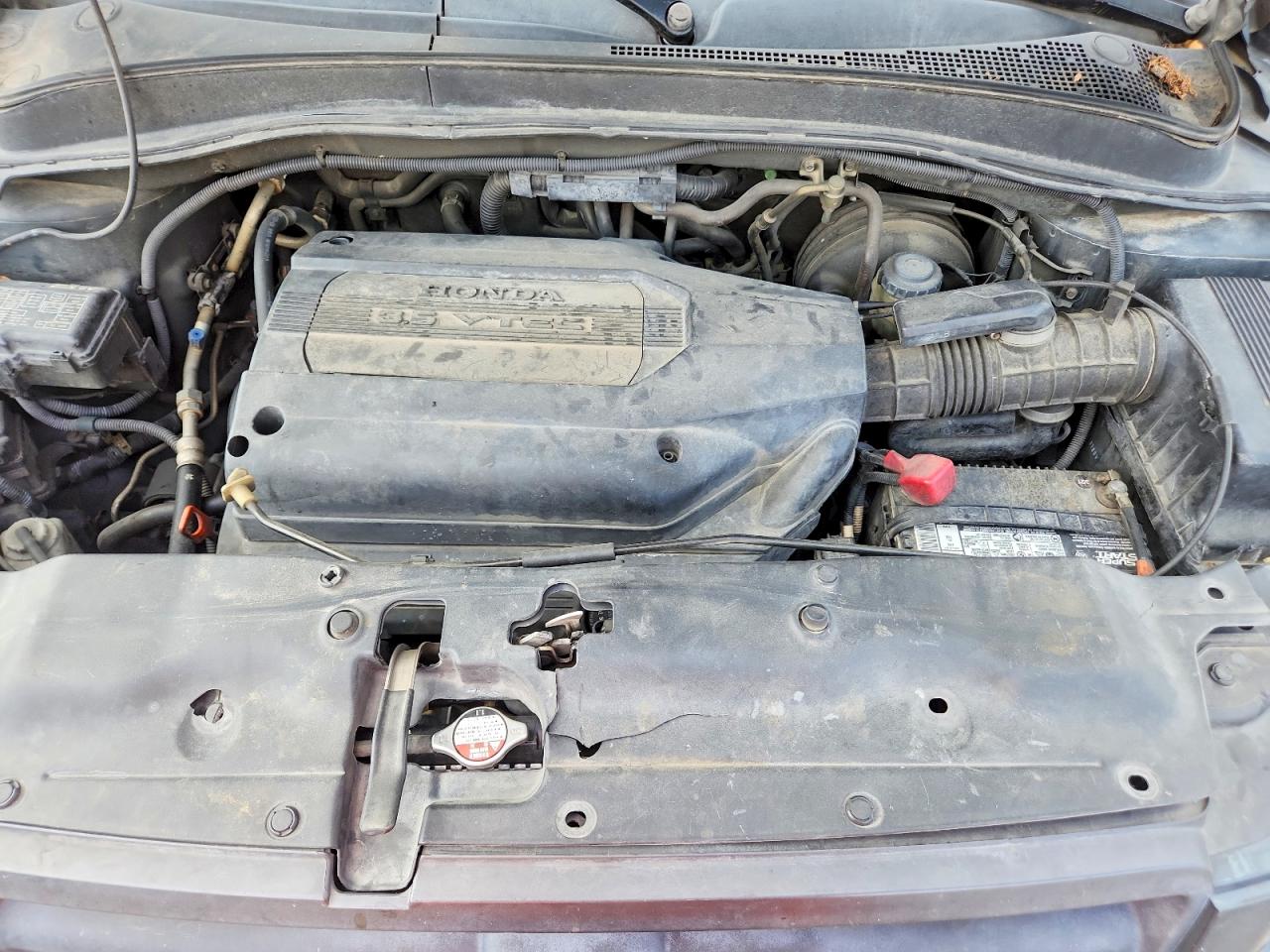 2004 Honda Pilot Exl Gray vin: 2HKYF18554H523448