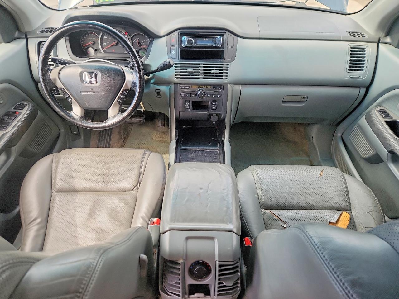 2004 Honda Pilot Exl Gray vin: 2HKYF18554H601839