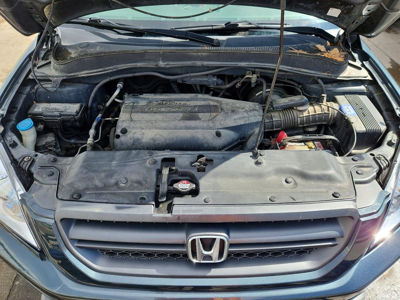 2004 Honda Pilot Exl Gray vin: 2HKYF18554H601839