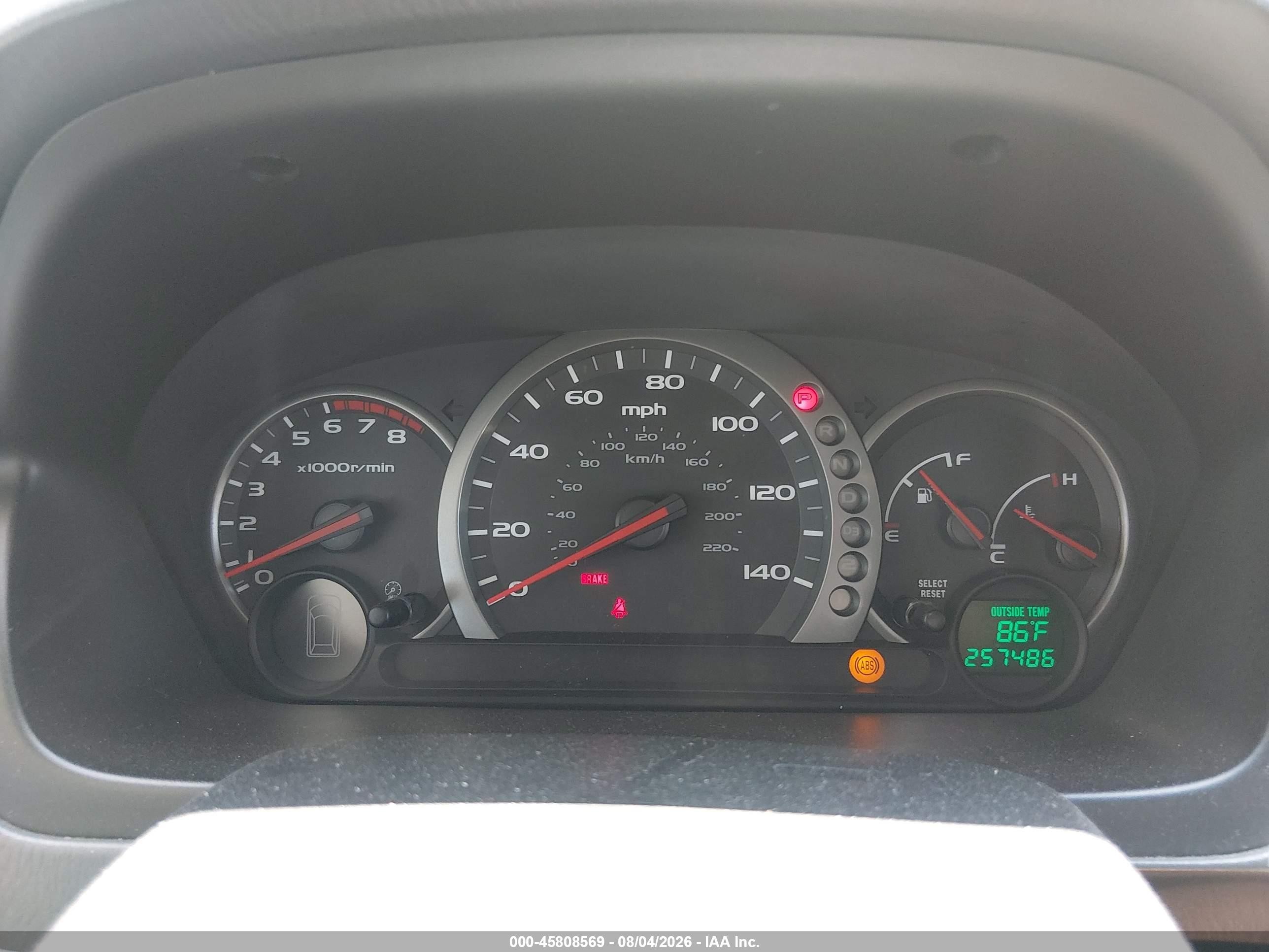 2004 Honda Pilot Ex-l Silver vin: 2HKYF18554H605356