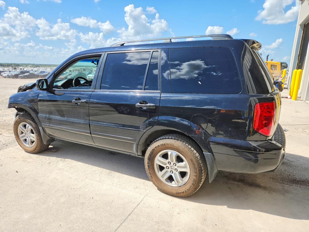2005 Honda Pilot Exl Black vin: 2HKYF18555H570805