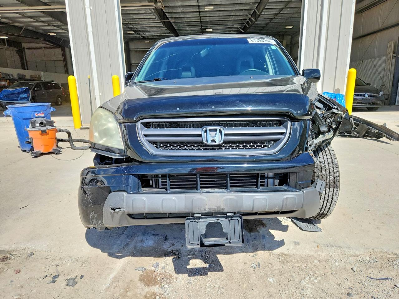 2005 Honda Pilot Exl Black vin: 2HKYF18555H570805