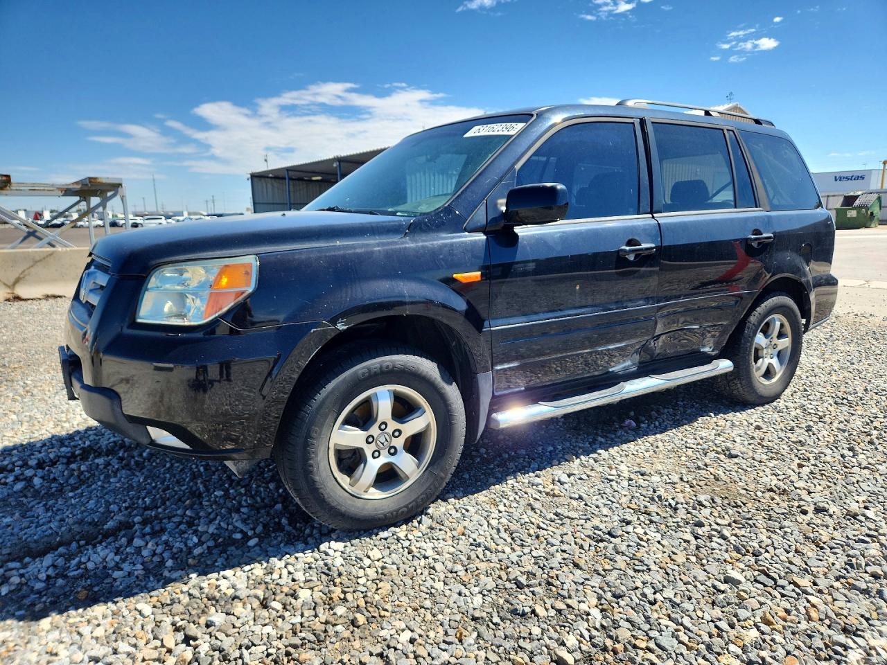 2006 Honda Pilot Ex Black vin: 2HKYF18556H512565