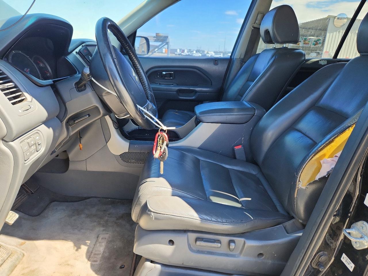 2006 Honda Pilot Ex Black vin: 2HKYF18556H512565