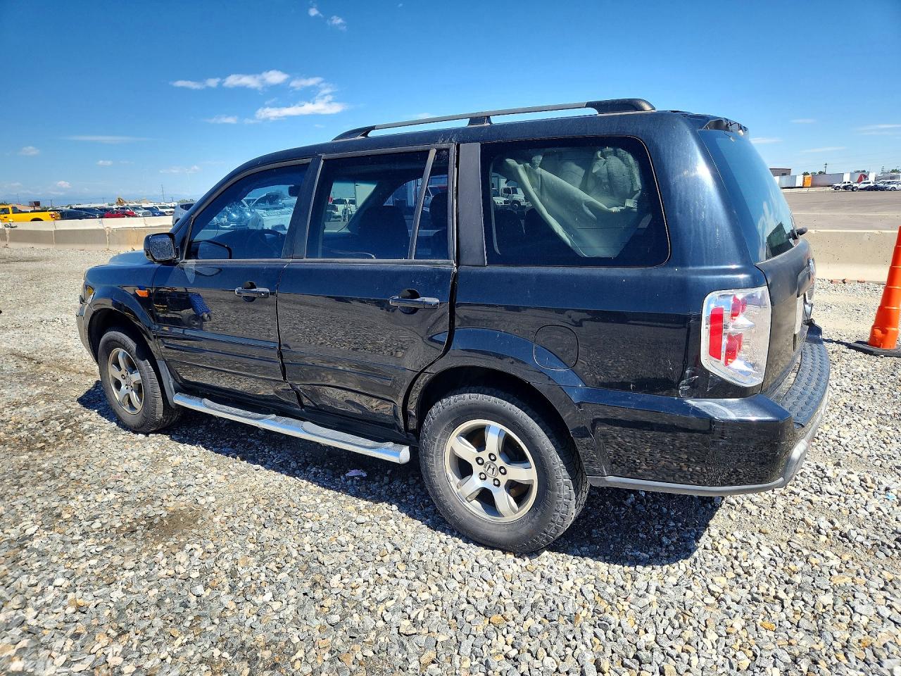 2006 Honda Pilot Ex Black vin: 2HKYF18556H512565